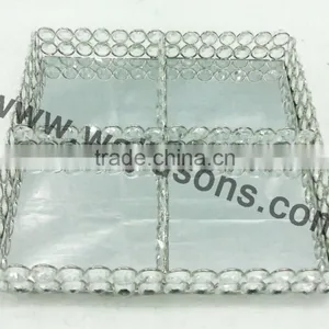 Crystal Square Tray, Crystal Tray thumbnail-3