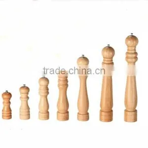 Bamboo Pepper Mill and Salt Shaker, Pepper Grinder, Wood Pepper Mill Grinder thumbnail-1