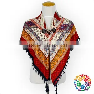 2016 Bohemia Knitted Shawl Winter Shawl And Poncho Vintage Baby Girls Shawls thumbnail-1