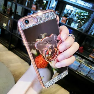 Electroplating Silicone Cell Phone Shell Diamond Mobile Phone Cases for IPhone7/7Plus/6/6s/6plus/6splus Soft Tpu Housing thumbnail-4