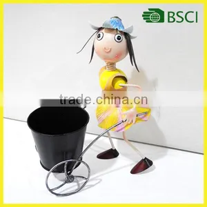 Hot Selling Garden Decorative Metal Bicycle Flower Made in China thumbnail-1