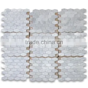 MM-CV265 Best Sell Interior Wall Designs Natural Stone Long Hexagon Mosaics thumbnail-2