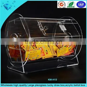 Acrylic Vote Display Box With Door and Locker thumbnail-5