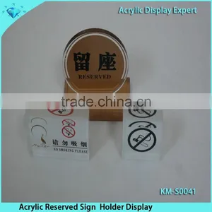 Acrylic No Smoking Sign Holder thumbnail-5