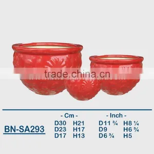 Vietnamese Ceramic Glazed Indoor Pot/ Indoor Planter BN-SA291 thumbnail-6