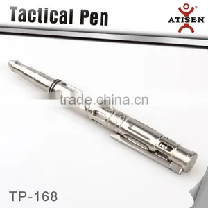 Aviation Aluminum Self Defense Tactical Pen Glass Breaker Tool Black thumbnail-3