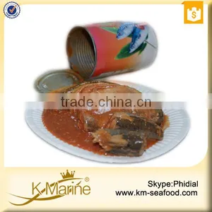2015 Halal Easy Open End Mackerel's Can Fish in Tomato Sauce thumbnail-3