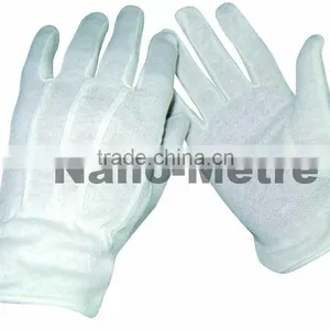 NMSAFETY 100% White Cotton With PVC Dots Safety Hand Gloves thumbnail-1