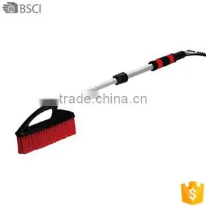 Extendable Aluminum Handle Snow Brush With Ice Scraper thumbnail-2