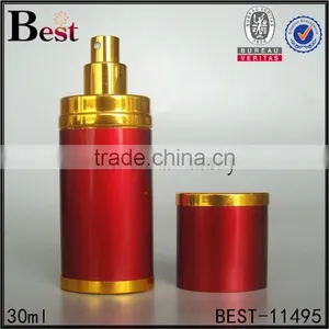 Shanghai Best 30ml Perfume Bottle Red Color Round Shape Perfume Bottle 30ml Cosmetic Perfume Bottle 30ml Spray thumbnail-3