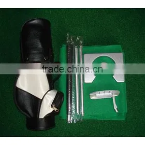Wholesale Mini Golf Green Mini Golf Putter Golf Gift Set thumbnail-5