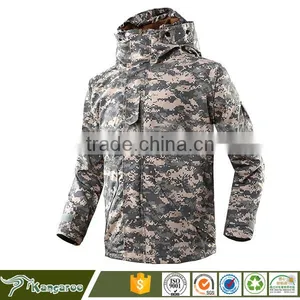Army Hooded Camouflage Jacket Military thumbnail-1