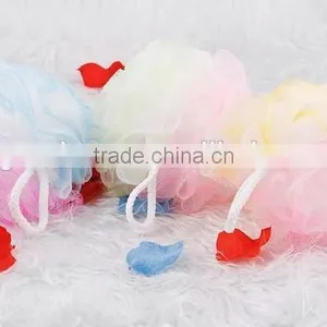 Nylon Made Scrub Mesh Net Bath Ball Cleaning Tool Soft Exfoliate Puff Sponge thumbnail-1