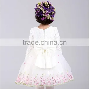 Autumn New Style Toddler Girl Floral Dress For Party Birthday Ceremonies Girls Dress Children Kids Clothes Vestido De Daminha thumbnail-4