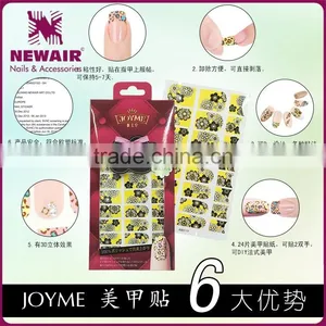 Newest Fashional Nail Sticker Eco-friendly Girl Nail Wraps Sticker thumbnail-4