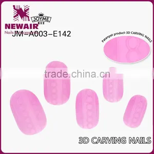 2017 New 3D Fashion Oval Colorful Artificial Art Nail Tips thumbnail-1