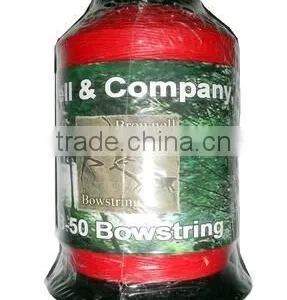 45" Pure Red Imported Material B50 Loop Strings Archery Horse Shooting BowStrings thumbnail-1