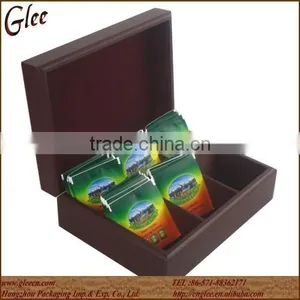 Handmade Customized Wood Tea Box With Paint thumbnail-1