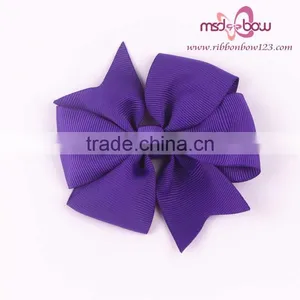 3inch Grosgrain Ribbon Boutique Hair Bows With Clip thumbnail-2