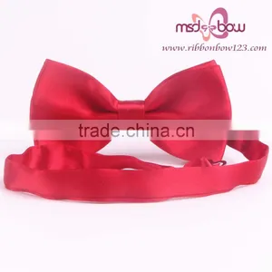 New Design Wholesale Handmade Polyester Ribbon Bow Tie thumbnail-4