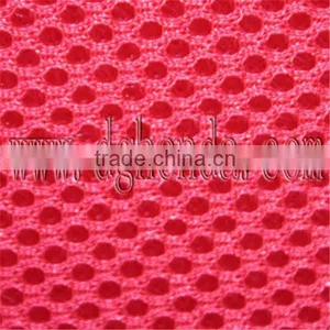 Red Polyester Sandwih Air Mesh Fabric/sandwich Fabric for Footwear,chair,seat Cover thumbnail-3