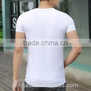 Customized Manufactorying Plain Short-sleeve T Shirt for Man thumbnail-6