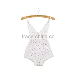 2017 Boutique Baby Clothing Rompers Baby Girl Lace Rompers Fashion Infant and Toddlers Floral Rompers thumbnail-2