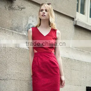 Maxnegio Fashion Lace Bodycon Dress Manufacturer for Girl thumbnail-1