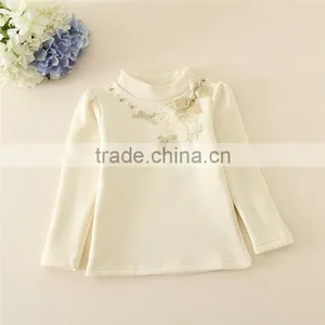 Autumn Baby Girl Cotton Long Sleeve T Shirts, Korean Girls Fashion T Shirts thumbnail-1