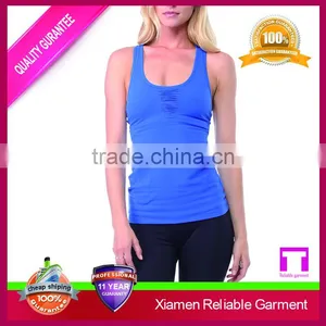 New Arrival Fashion Women Sexy Singlets Racer Back Sports Workout Tank Top thumbnail-1