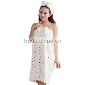Lovely Bow Beautiful 9color Choice Fashion With Headbands Set Made in China Comfortable Bath Towel thumbnail-5