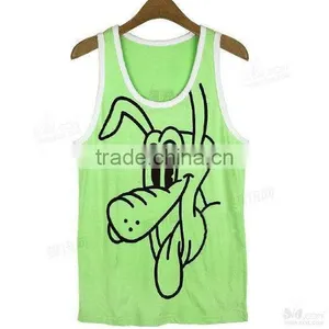 Men's Casing Edge Cotton Tank Top(sleeveless) thumbnail-1