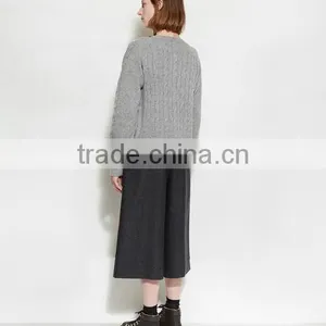 New Design Woolen Knitted Women Sweater Cardigan thumbnail-3