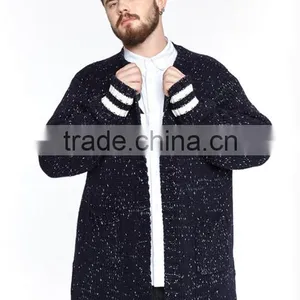 2017 Trend Cool Knitwear Winter Long Thick Sweater Mens Cardigan for Wholesale thumbnail-2