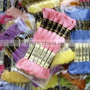 100% Egyptian Long Fibre Cotton 12 Pieces 8 m Cotton Floss Cross Stitch Thread thumbnail-3