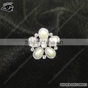 Flower Shaped Rhinestone Ornaments for Ladies High Heel Accessories Shoe Accessories With Metal Clip Jewelry Accessories thumbnail-1