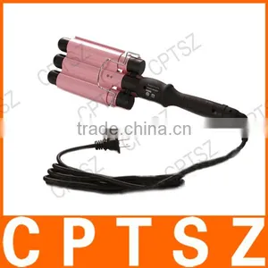 Hot Styler Three Tube Hair Curler With TUV--SUD CE-EMC ROHS Certificate (110v--240v ) thumbnail-1