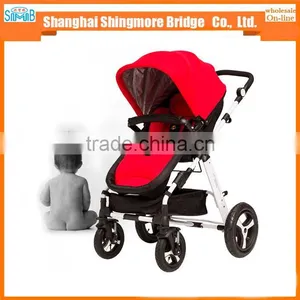 China Baby Stroller Manufacturer Best Price Wholesale Luxury Aluminum Alloy Frame Baby Stroller 3 in 1 thumbnail-3