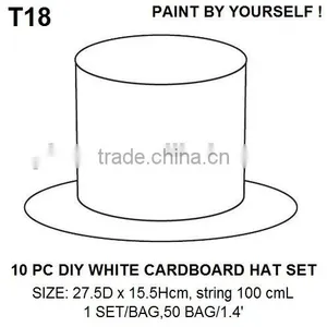 10 Pcs Papaer Craft DIY Cardboard Baseball Cap thumbnail-6