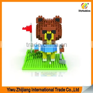 Children Toys New 2016 Style Cartoon Design Safty Plastic Building Blocks thumbnail-1