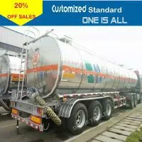 China Heavy Duty 3 Axles 45M3 Oil Truck Tanker Trailer thumbnail-1