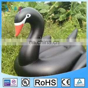 Swimming Pool Toy Mattress Inflatable Black Swan Pool Float thumbnail-1