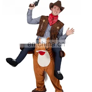 Funny Piggyback Ride On Pick Me Up Horse Costume thumbnail-1
