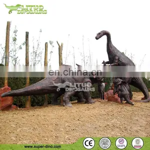 Amusement Park Life Size Funny Mechanical Dinosaur thumbnail-4