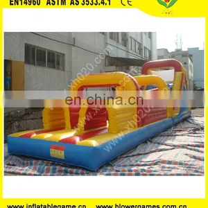 New Commercial Sport Theme Inflatable Obstacle Course With Pool thumbnail-3