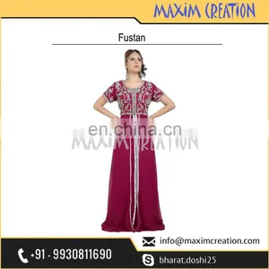 Most Admirable Evening Wear Home Gown Fustan For Arabian Women 6566 thumbnail-4
