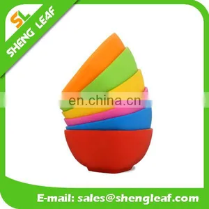 Square Shape Various Color Silicone Food Serving Bowls thumbnail-1