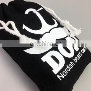Custom Logo Cheap Cotton Shoe Bag Packaging Drawstring Bags With Two Strings thumbnail-5