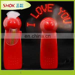 High Quality Mini Usb Fan With Customized Led Message thumbnail-1