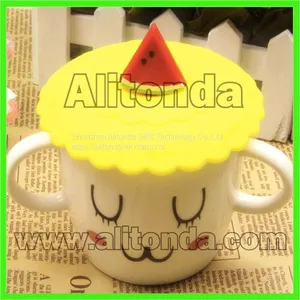 Custom Soft Silicone Cartoon Cup Cover for Tea Cup thumbnail-5
